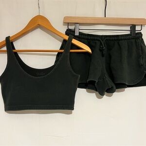 Brandy Melville Forest Green Set